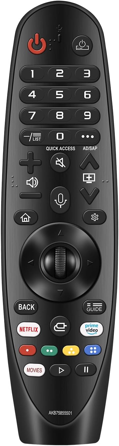Replacement for LG Remote Control for Smart TV from 2018-2025, for Magic LG TV Remote Replacement with Voice and Pointer Function. 1-Year Warranty.