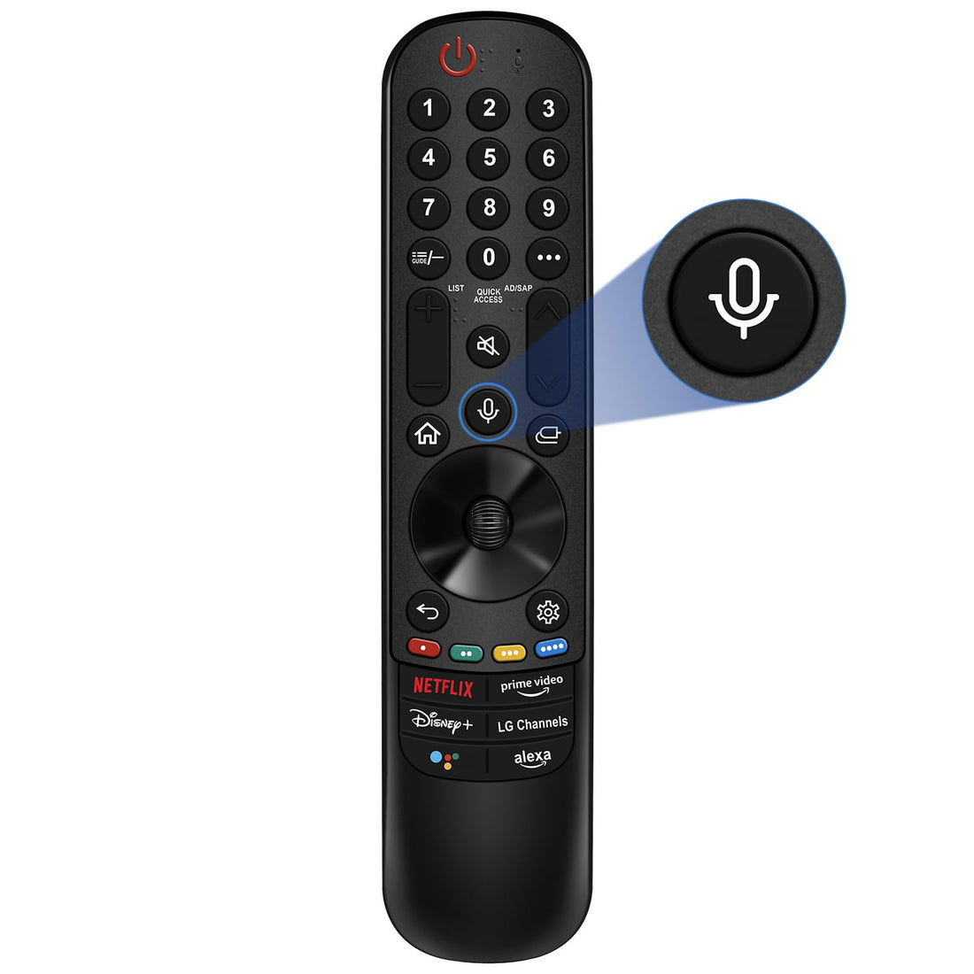for LG TV Remote Replacement, for All 2019-2023 LG Remote Control for LG Smart TVs, for LG Magic Remote MR22/23GA with Voice