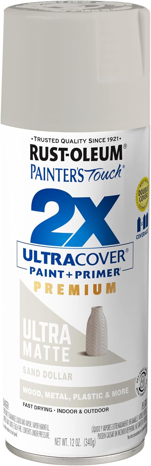 Rust-Oleum Painter's Touch 2X Ultra Cover Spray Paint, Sand Dollar