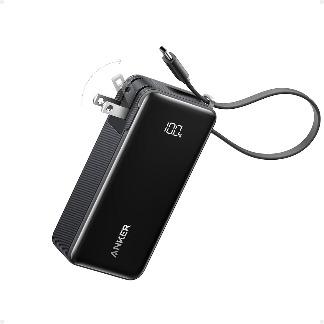 Anker Nano 3-in-1 Portable Charger,10,000mAh 30W Travel Power Bank