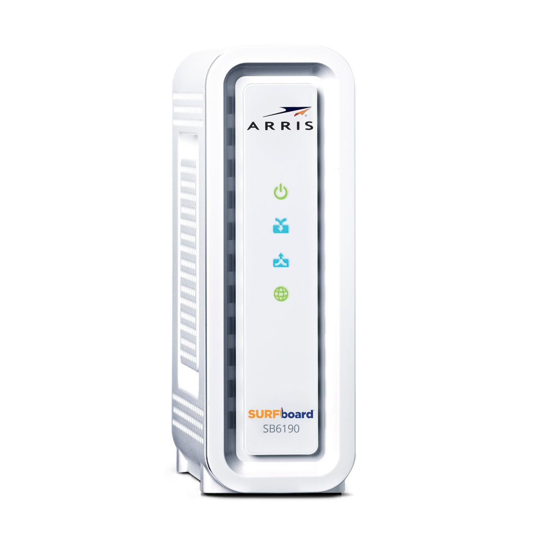 ARRIS SURFboard - SB6190 - Renewed - DOCSIS 3.0 32 x 8 Gigabit Cable Modem, Comcast Xfinity, Cox, Spectrum, 1 Gbps Port, 800 Mbps Max Speeds, Easy Set-up with SURFboard Central App - (Renewed) - PCTechSupply.com