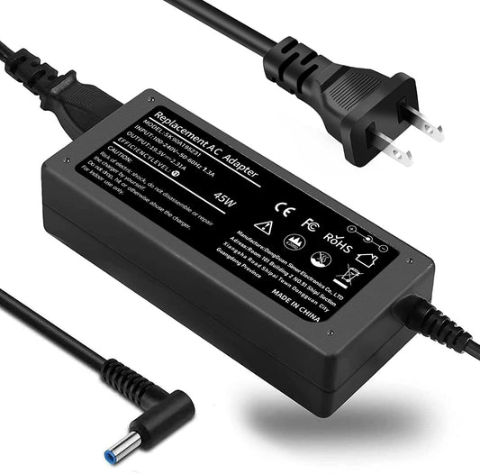 45W 19.5V 2.31A Ac Adapter Laptop Charger for HP Pavilion x360 Charger 15-f272wm 15-f387wm 15-f233wm 15-f222wm 15-f211wm 15-f337wm 17-g121wm 17-g119dx Laptop Notebook Power Supply Cord Plug - PCTechSupply.com