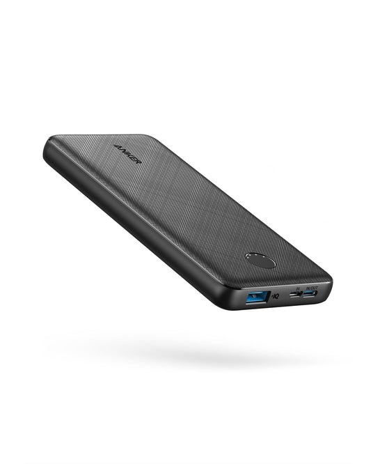 Anker Power Bank(PowerCore 10K),Compact Travel-Ready 10,000mAh Battery Pack with PowerIQ Charging Technology,5V/3A