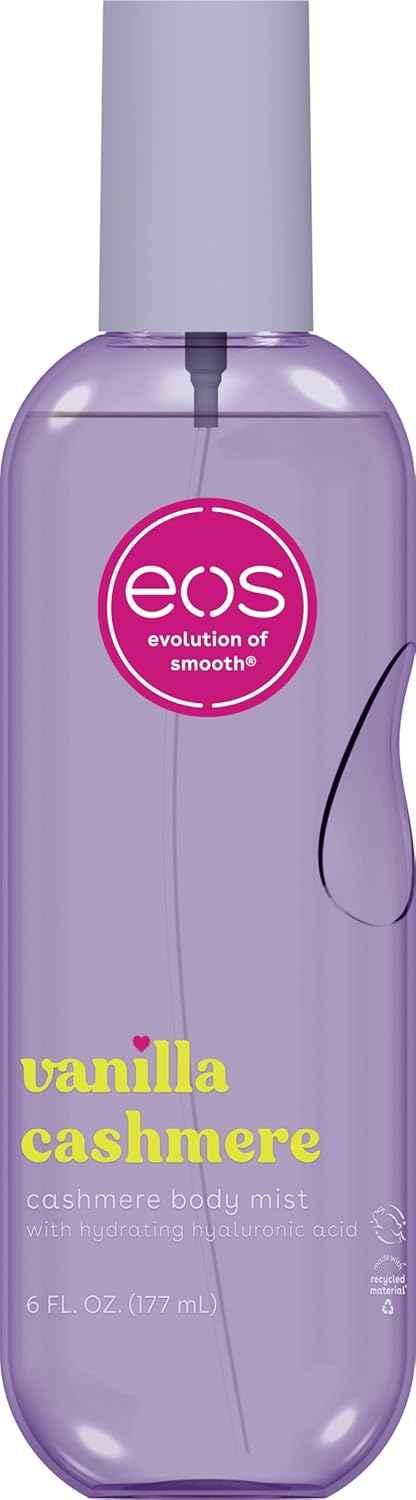 eos Cashmere Body Mist- Vanilla, Body Spray for Women, Vegan, 6 fl oz