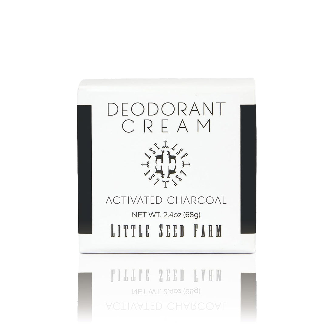Little Seed Farm All Natural Deodorant Cream - Activated Charcoal, 2.4 oz