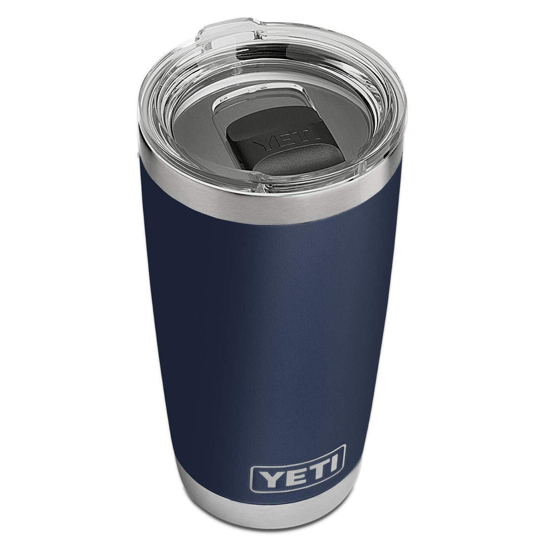YETI Rambler 20 oz Tumbler, Stainless Steel, Vacuum Insulated with MagSlider Lid, Navy - PCTechSupply.com