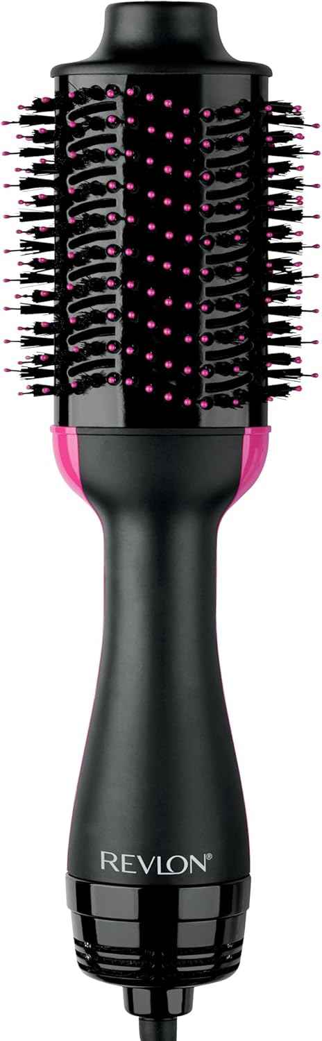 REVLON One-Step Volumizer Hair Dryer and Styler, 2.8 in Barrel, Black