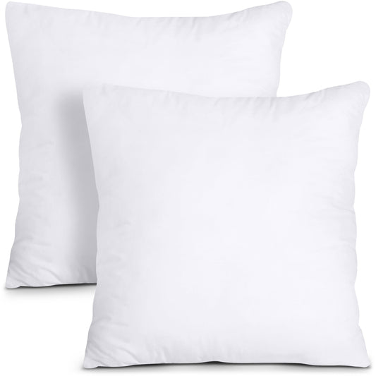 Utopia Bedding Throw Pillows Insert (Pack of 2, White) - 18 x 18 Inches Bed and Couch Pillows - Indoor Decorative Pillows - PCTechSupply.com