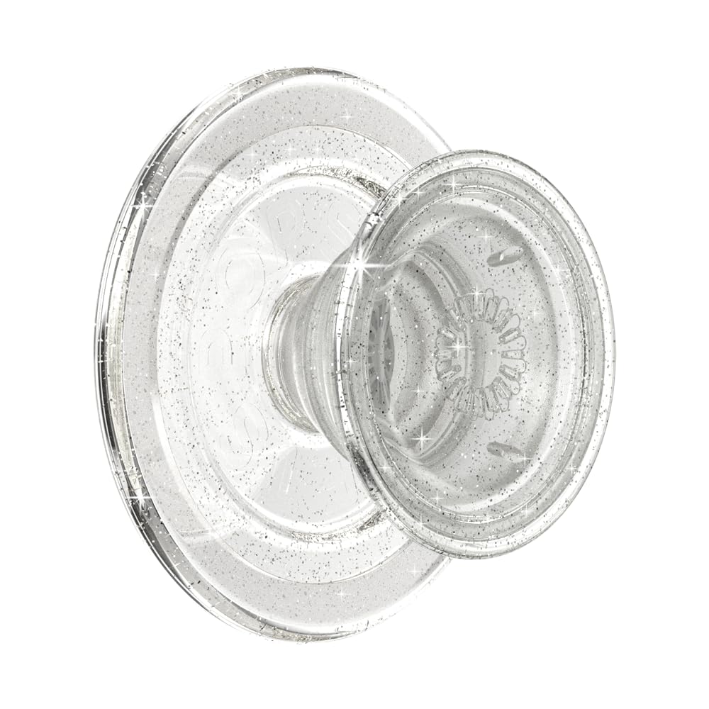 PopSockets Round Phone Grip Compatible with MagSafe, Adapter Ring Included, Phone Holder, Wireless Charging Compatible -