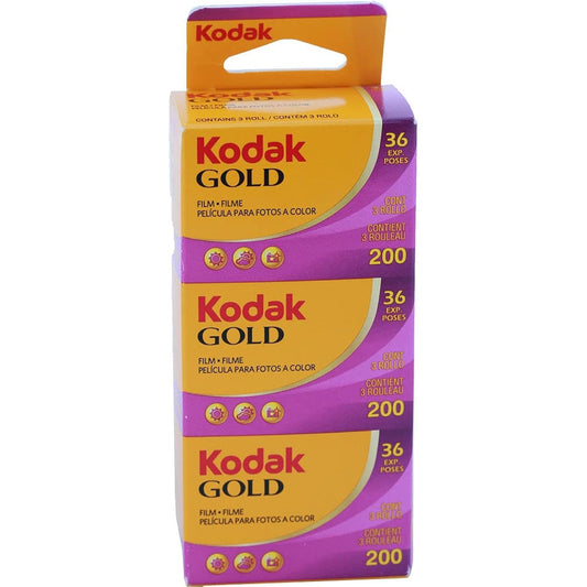 KODAK GOLD 200 Film / 3 pack / GB135-36-Vertical packaging - PCTechSupply.com
