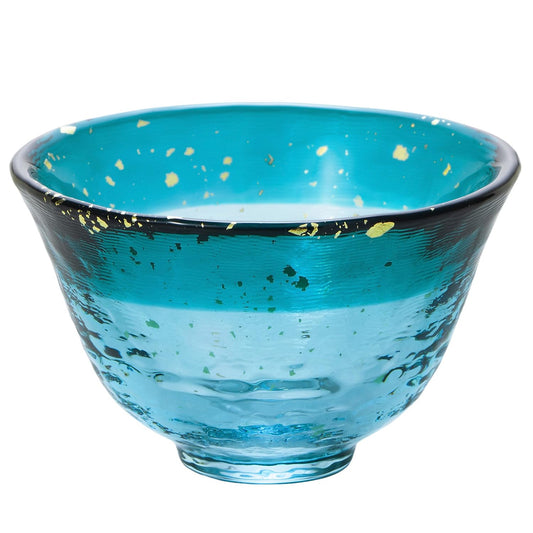 ADERIA Tsugaru Vidro Aomori Umi Cup Tsugaru Strait, 1.7 fl oz (50 ml), Made in a Cosmetic Box, Guinomi, Japanese Sake,