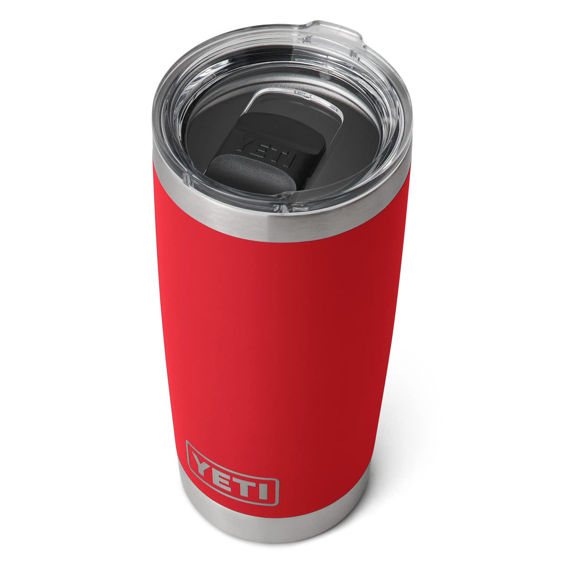 YETI Rambler 20 oz Tumbler, Stainless Steel, Vacuum Insulated with MagSlider Lid, Rescue Red Outdoors by YETI