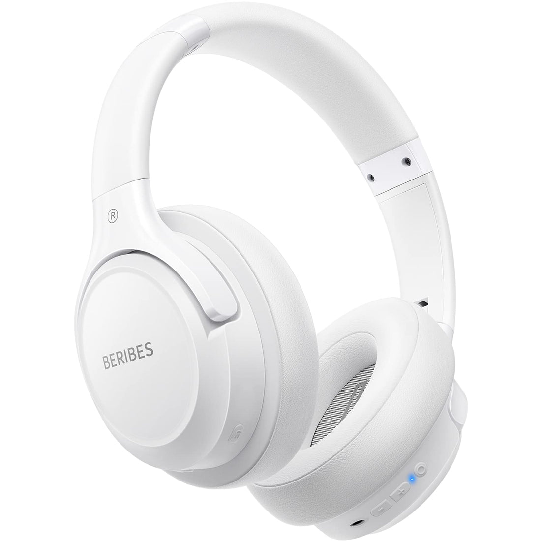 Bluetooth Headphones Over Ear,BERIBES 65H Playtime and 6 EQ Music Modes with Microphone,HiFi Stereo Foldable Lightweight