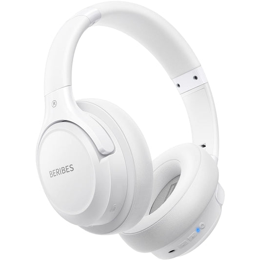 Bluetooth Headphones Over Ear,BERIBES 65H Playtime and 6 EQ Music Modes with Microphone,HiFi Stereo Foldable Lightweight