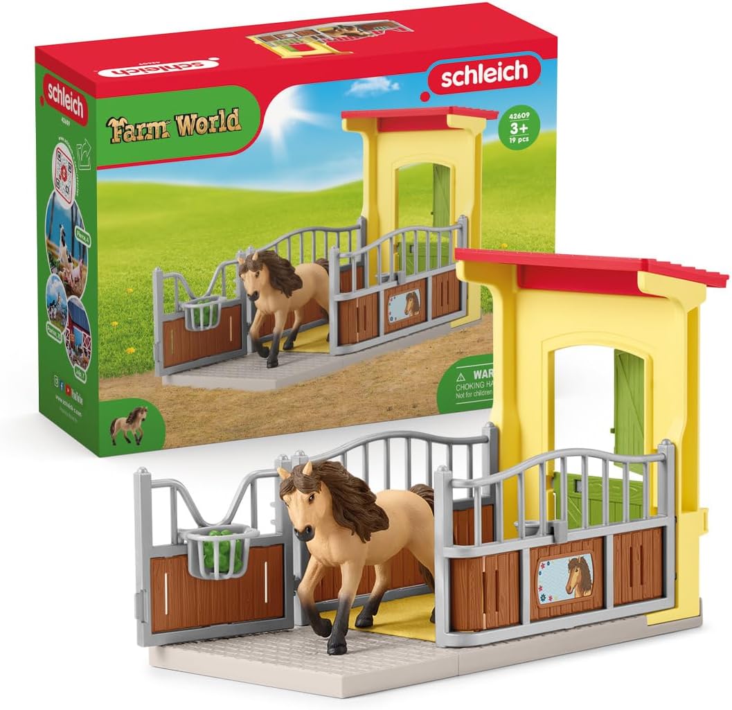 Schleich Farm World - 4Pc Pony Box With Iceland Pony Stallion | 42609