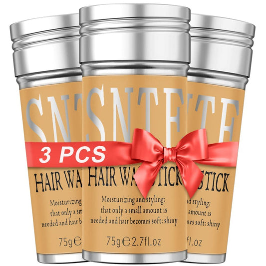 Hair Wax Stick, 3PCS-Wax Stick For Hair Slick Stick, Slick Back Stick Hair Stick Wax Edge Frizz No-white Chips & No-Residue
