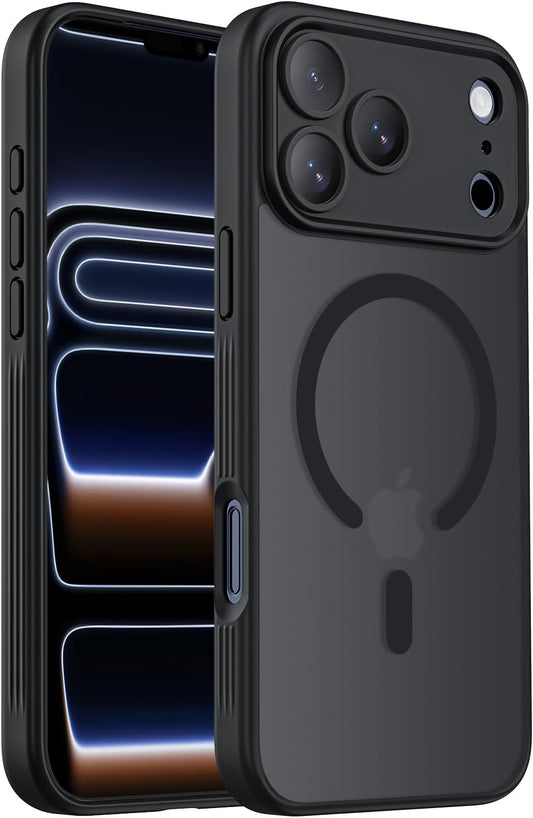 Symcele Designed for iPhone 17 Pro Case, Black