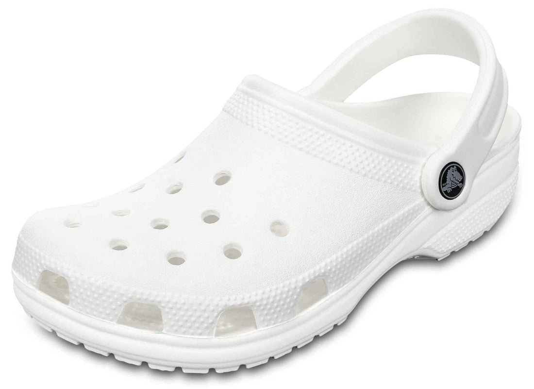 Crocs Unisex-Adult Classic Clog, Clogs for Women and Men, White, 12 Women/10 Men