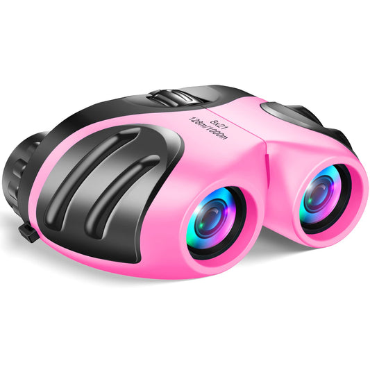 Gifts for 3-12 Year Old Girls and Boys , Kids Binoculars for Outdoor Easter Toys for 3-12 Year Old Girls Easter Christmas Xmas Stocking Stuffers Fillers Gifts for Kids Teen Girls Pink DL09 - PCTechSupply.com