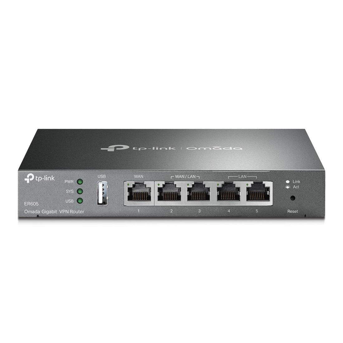 TP-Link ER605 V2 Wired Gigabit VPN Router, Up to 3 WAN Ethernet Ports + 1 USB WAN, SPI Firewall SMB Router, Omada SDN