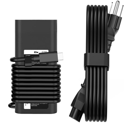 65W 45W USB-C Laptop Charger for Dell Latitude 5530 5420 5430 5520 5540 7430 7420 7440 7340 7530 7330 7320 XPS 13 9250 9360