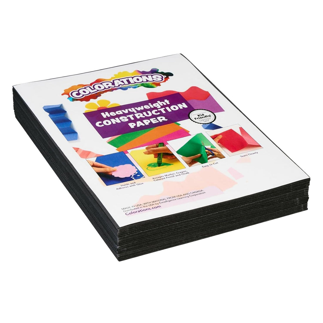 Colorations 9" x 12" Mediumweight Construction Paper Assorted Colors