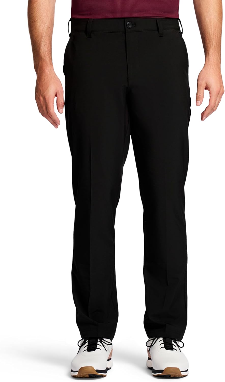 Izod Mens Golf Swingflex Straight-fit Flat-Front Pants