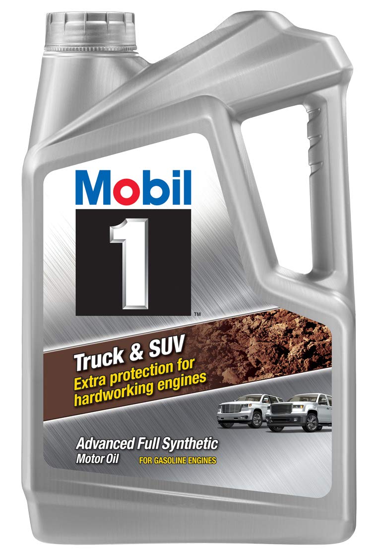Mobil 1 Truck & SUV Full Synthetic Motor Oil 5W-20, 5 Quart Automotive Parts and Accessories by Mobil
