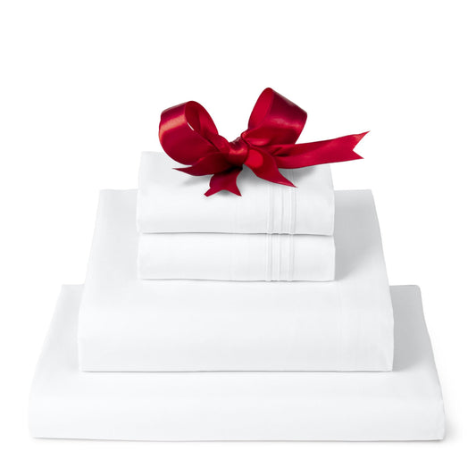 Mellanni Queen Sheets Set - 4 PC Iconic Collection Bedding - Hotel Luxury, Extra Soft, Cooling Bed Sheets - Wrinkle, Fade, Stain Resistant (Queen, White) - PCTechSupply.com