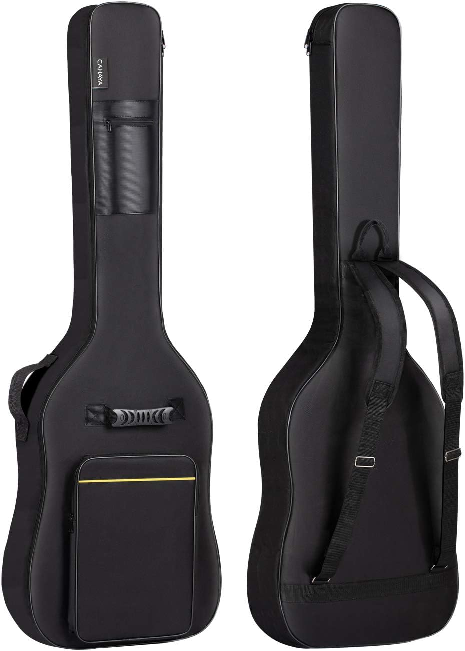 CAHAYA Bass Guitar Case Gig Bag 0.3in Thick Padded Soft Electric Bass Case