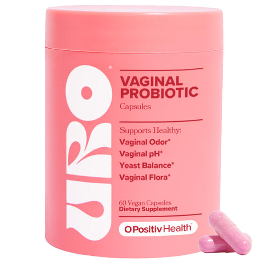 URO Vaginal Probiotics for Women pH Balance with Prebiotics & Lactobacillus Probiotic Blend - Women's Vaginal Health
