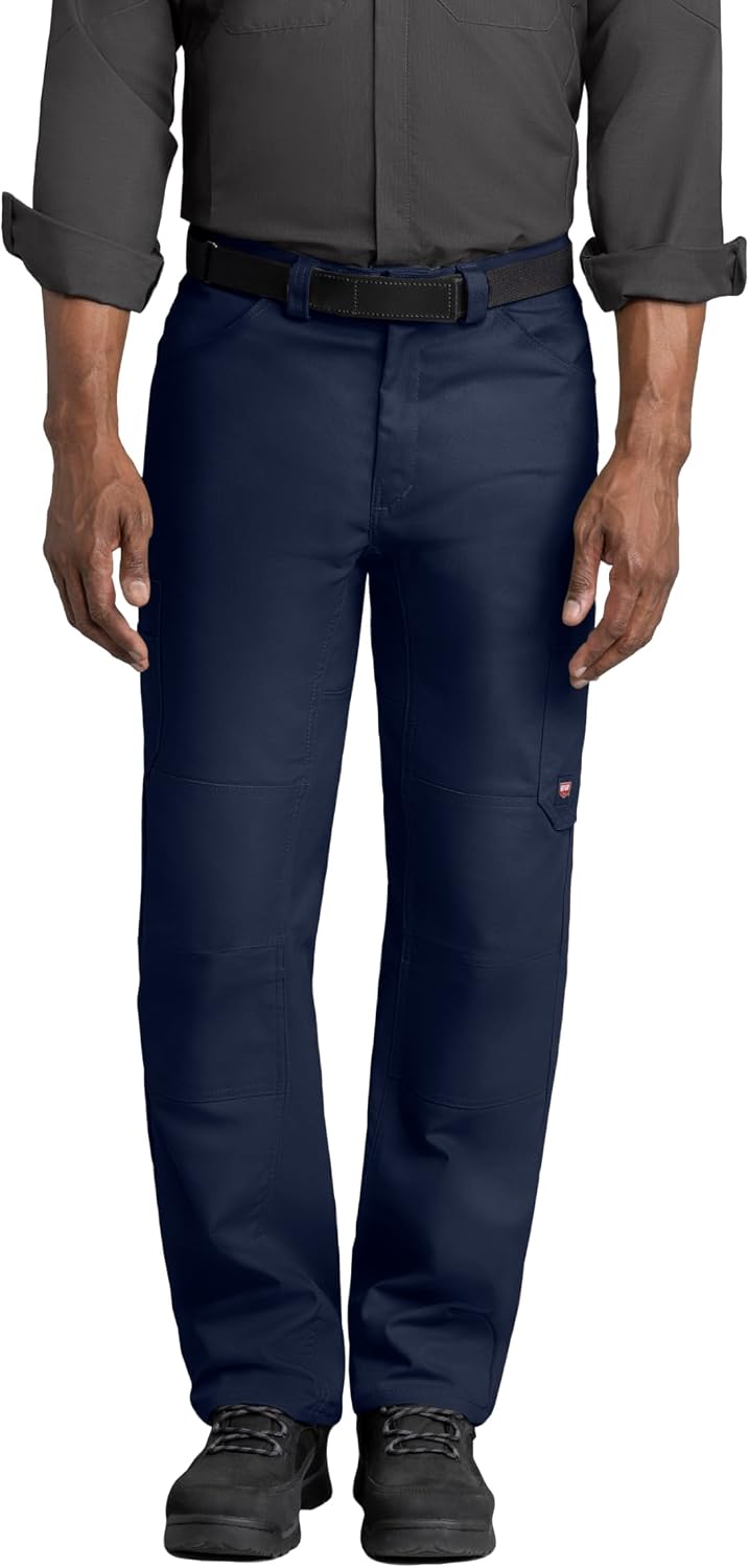 Red Kap Men's Performance Shop Pant - Double Knee Work Pants, Regular Fit, Concealed Zippers for Scratch Protection