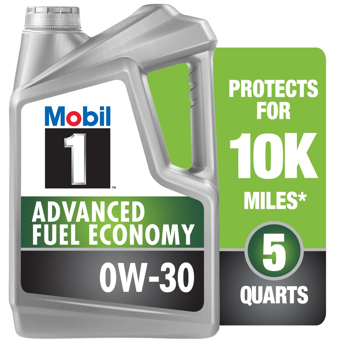 Mobil 1 Advanced Fuel Economy Full Synthetic Motor Oil 0W-30, 5 Quart - PCTechSupply.com