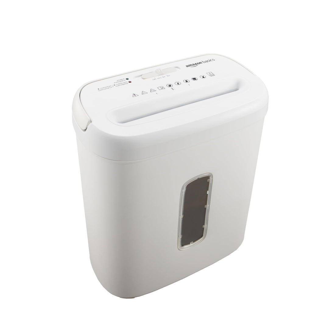 Amazon Basics Crosscut Paper and Credit Card Shredder for Security - 8-Sheet, Heavy Duty, White Office Product by Amazon