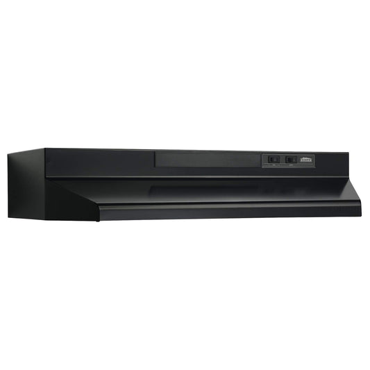 Broan-NuTone F403623 Exhaust Fan for Under Cabinet Two-Speed Four-Way Range Hood, 36-Inch, Black - PCTechSupply.com