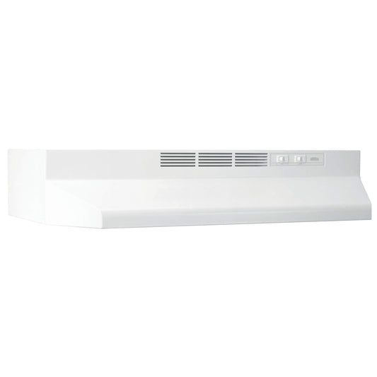 Broan-NuTone 412401 Non-Ducted Under-Cabinet Ductless Range Hood Insert, 24-Inch, White - PCTechSupply.com