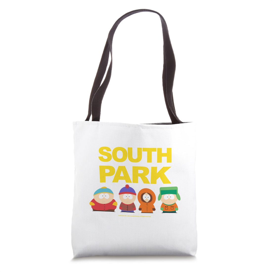 South Park Gang Below Logo Tote Bag Apparel by South Park