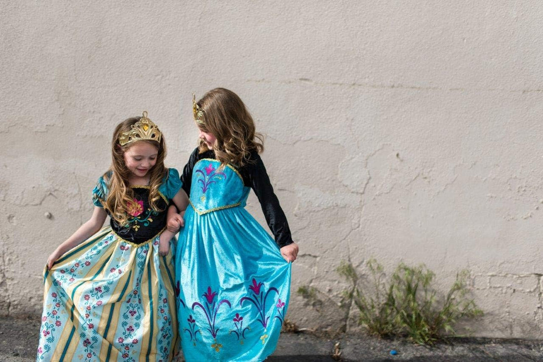 Little Adventures Ice Queen Coronation Dress Up Costume for Girls