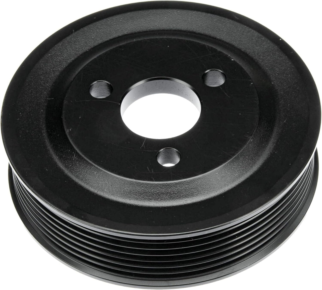 URO Parts 32427553955PRM Power Steering Pump Pulley, Aluminum vs Plastic OEM