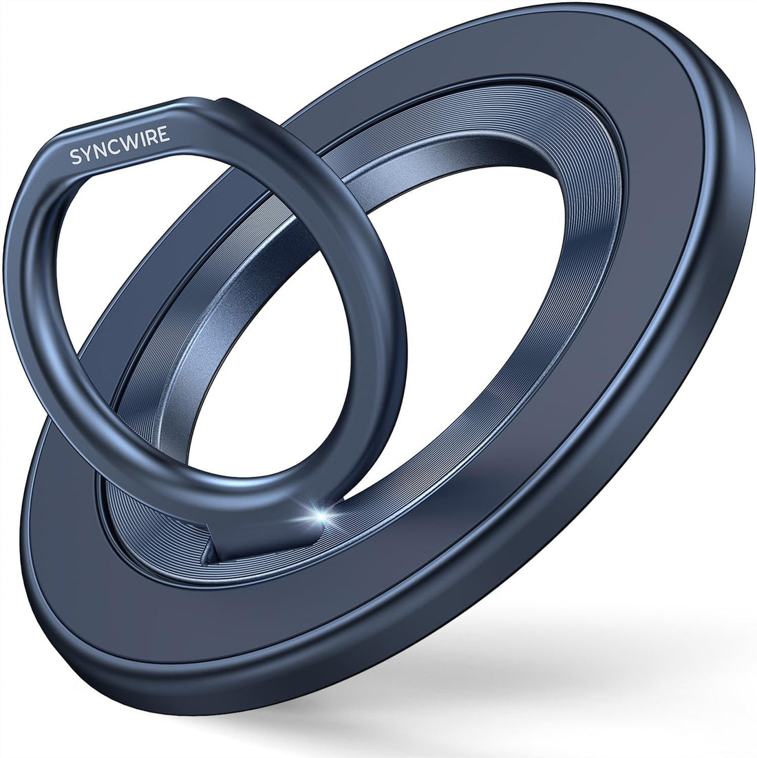 SYNCWIRE for MagSafe Phone Grip, Magnetic Phone Ring Holder - Titanium Blue