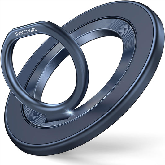 SYNCWIRE for MagSafe Phone Grip, Magnetic Phone Ring Holder - Titanium Blue