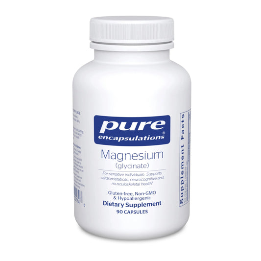 Pure Encapsulations Magnesium (Glycinate) - Supplement to Support Stress Relief, Sleep, Heart Health, Nerves, Muscles, and