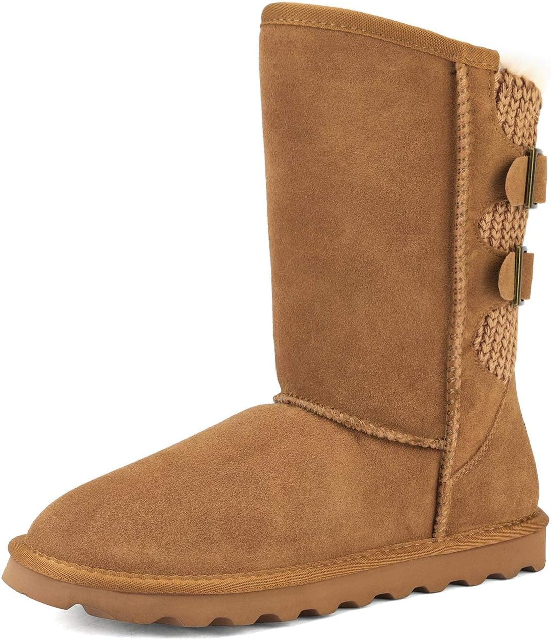DREAM PAIRS Women's Mid Calf Winter Snow Boots