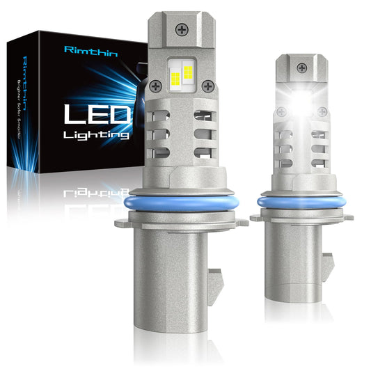 rimthin 9004 Light Bulbs, HB1 Fog Light 60W 16000LM, 6000K Cool White, Plug-N-Play, IP67, Pack of 2 Automotive Parts and