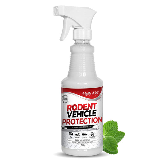 Rodent Repellent Spray for Vehicle Engines and Interiors - Cars, Trucks, RVs, & Boats Lawn & Patio by Mighty Mint