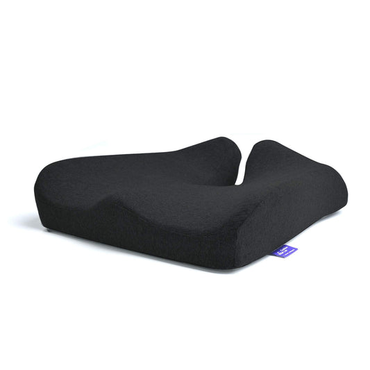 Cushion Lab Patented Pressure Relief Seat Cushion for Long Sitting Hours on Office & Home Chair - Extra-Dense Memory Foam