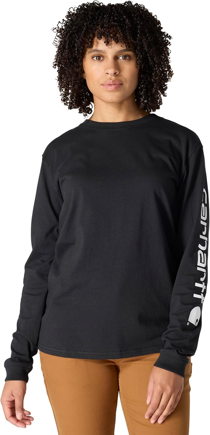 Carhartt Women's Dearborn Loose LS Logo T-Shirt