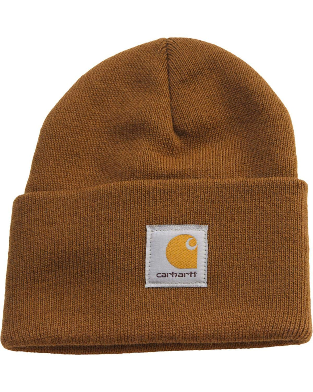 Carhartt Men's Knit Cuffed Beanie, Brown, One Size Apparel by Carhartt