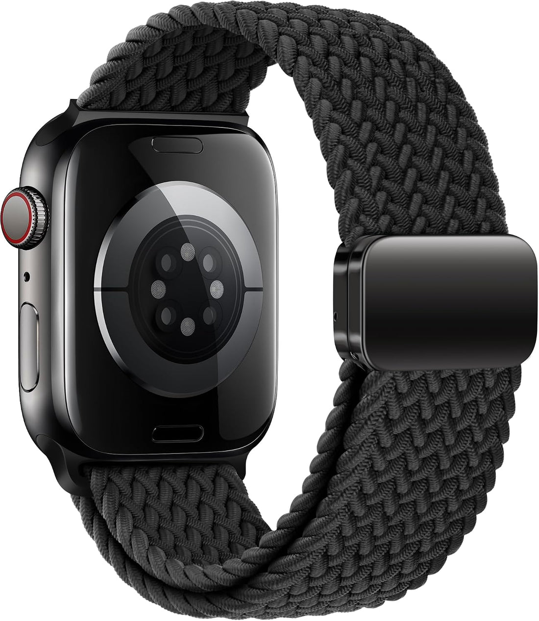 Mazoft Braided Bands With Magnetic Clasp Compatible with Apple Watch Band 38mm 40mm 41mm 42mm 44mm 45mm 46mm 49mm；Nylon Sport Loop Strap for iWatch Ultra 3 & 2 Series 11 10 9 8 7 6 SE 5 4 3 Women Men