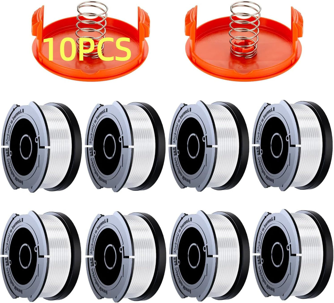 10 Pack Weed Eater String Compatible with Black+Decker, AF-100 0.065" 240ft